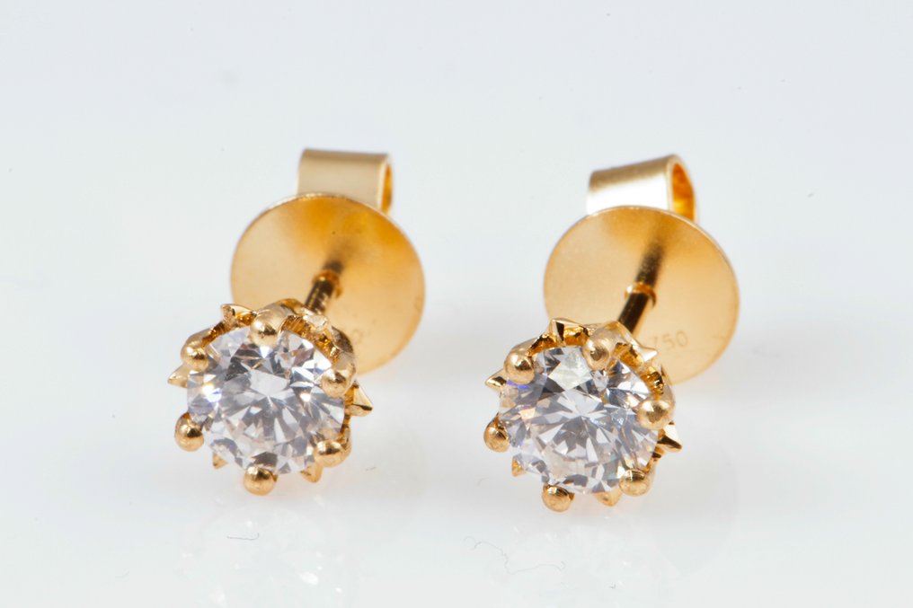 Christian's Diamonds - Oorbellen - Luce - 18 karaat Geel goud Diamant  (Natuurlijk) #1.1