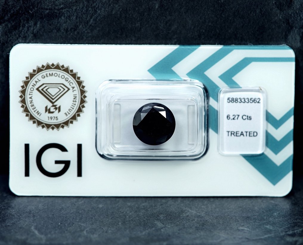 1 pcs 钻石 (经彩色处理) - 6.27 ct - 实验室报告中未指明 - 国际宝石研究院(IGI) #1.0