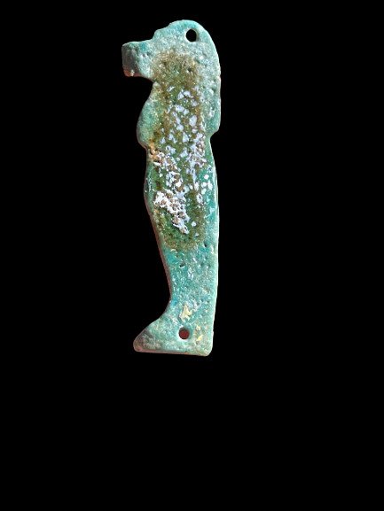 Altägyptisch Fayence Hapi-Amulett - 5 cm #2.1