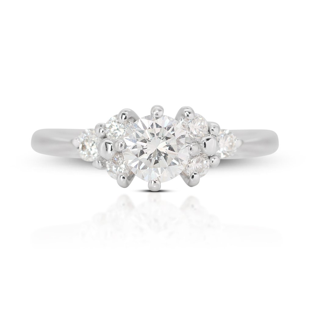 Inel Aur alb Diamant - Diamant #1.2