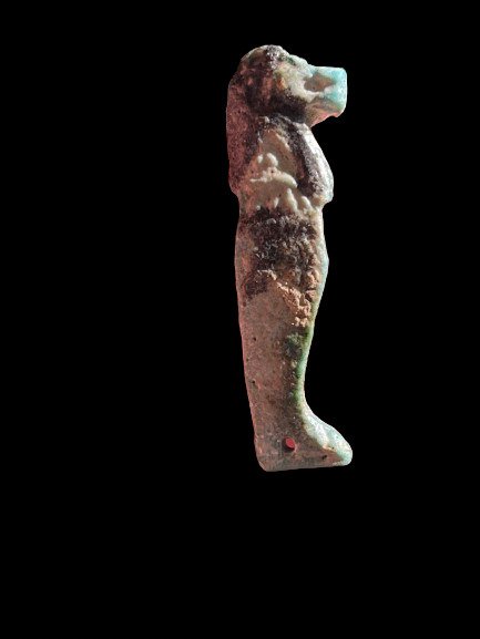 古埃及 Faience 哈皮护身符 - 5 cm #1.2