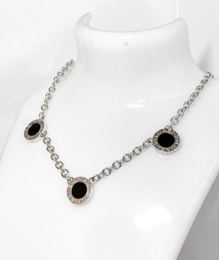 Bvlgari - Collar necklace - 18 kt. White gold Diamond - Low price #1.2