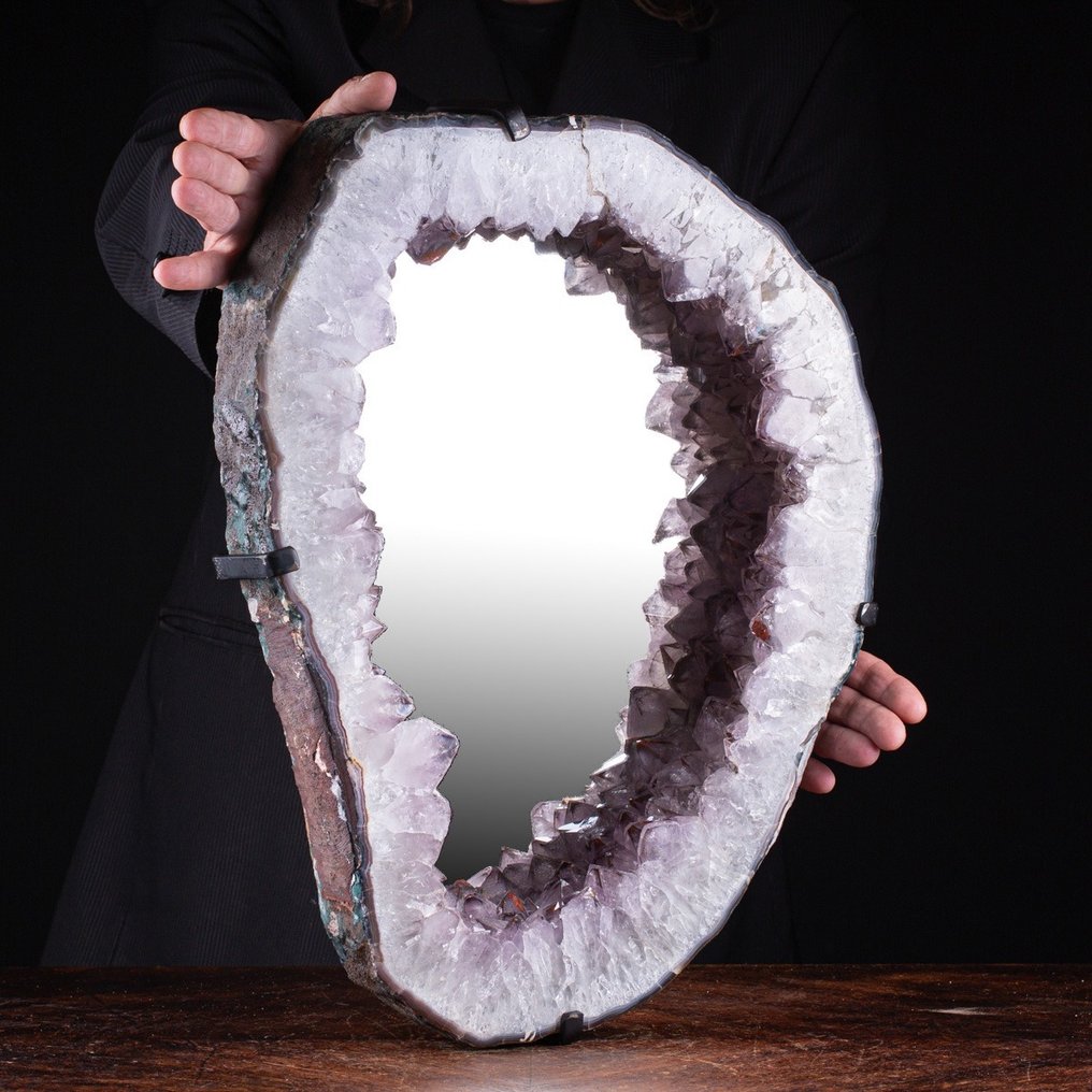 Wonderful - Amethyst Mirror - Height: 486 mm - Width: 375 mm- 11.5 kg #1.1