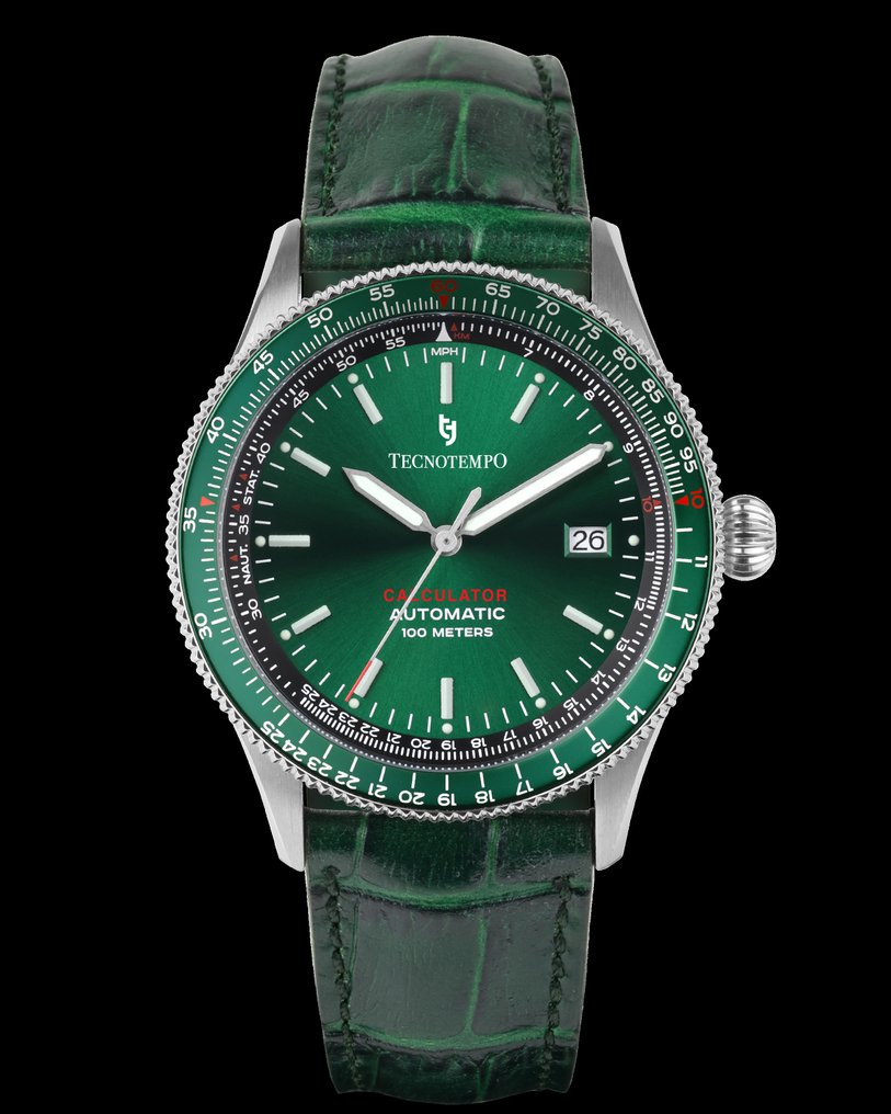 Tecnotempo - Automatic -  "Calculator" - Limited Edition 200PCS - TT.100CL.PGR - Men - 2020+  #1.0