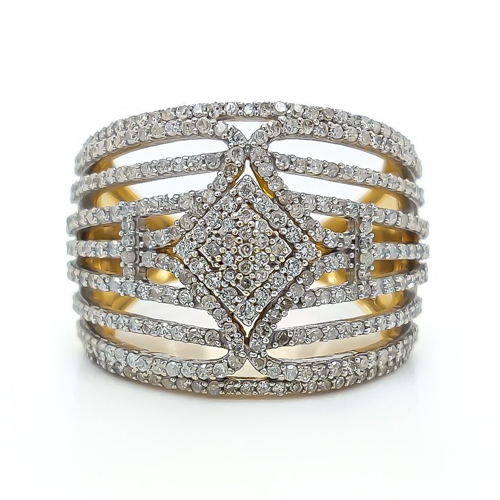 1.60 Carat Diamonds - Ring - 14 kt Gelbgold #1.1