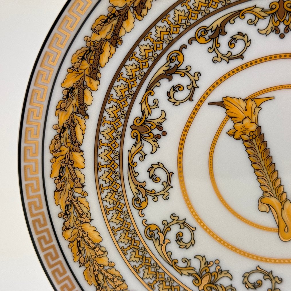 Rosenthal - Versace - Πιάτο - Brotteller - 17 cm Virtus Gala White Weiß Gold - Πορσελάνη - καινούργιο και αυθεντικά συσκευασμένο #2.1