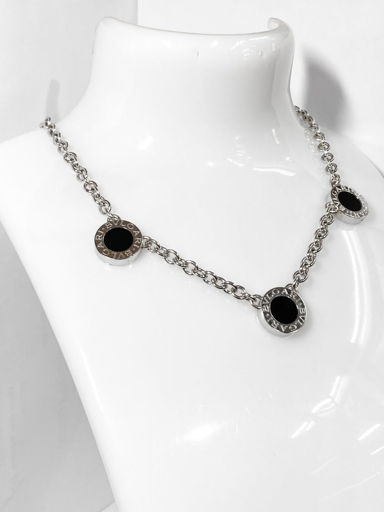 Bvlgari - Collar necklace - 18 kt. White gold Diamond - Low price #3.2