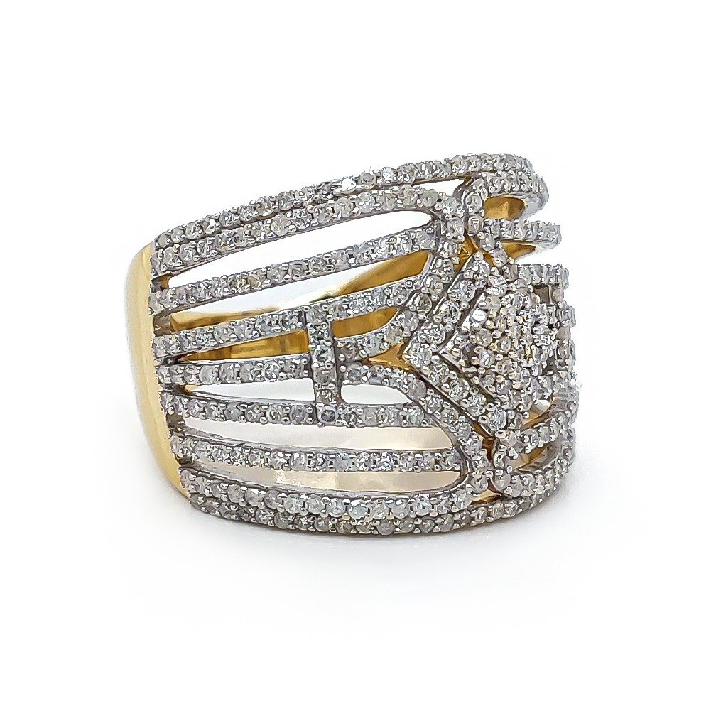 1.60 Carat Diamonds - Ring - 14 kt Gelbgold #2.1