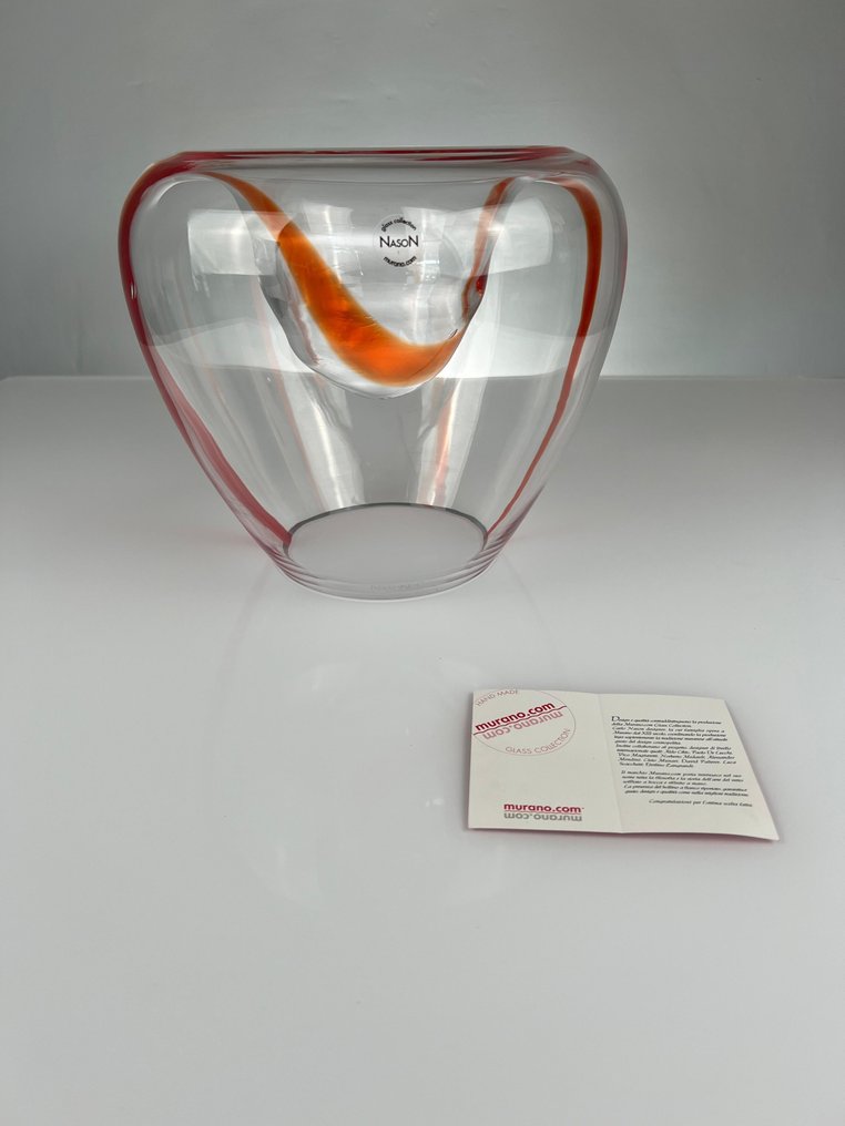 Made Murano Glass - Carlo Nason - Vas -  Onda  - Sticlă #2.1