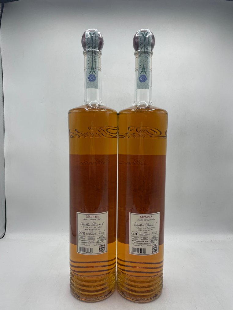 Berta - magnum Grappa Monpra Affinata  - 1,5 liter - 2 flasker #2.1