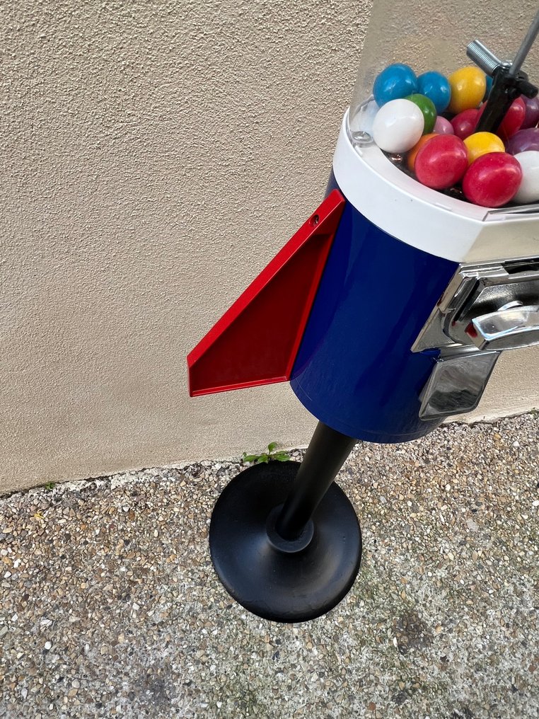 Dispenser - Sjelden gummiball maskin us rakett rakett Chicago LYPC - Plast, Stål, plaststål #2.1