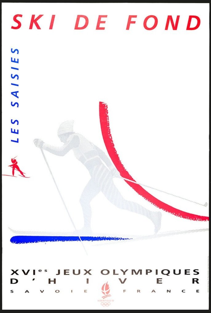 Vandystadt Duomo and Sutton Paul, Anonymous - 3 Original posters - Ski de Vitesse - Sky de Fond - Curling Demonstration - anii `90 #3.2