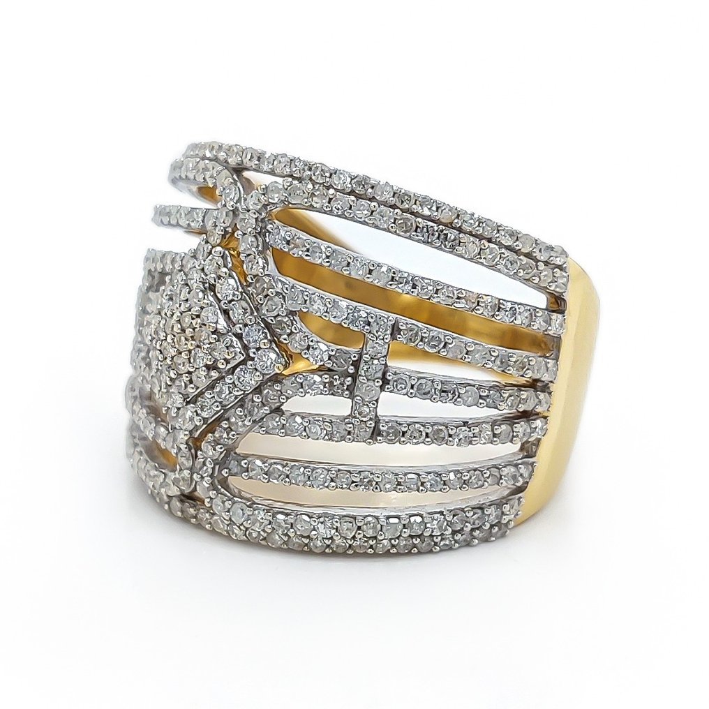 1.60 Carat Diamonds - Ring - 14 kt Gelbgold #1.2