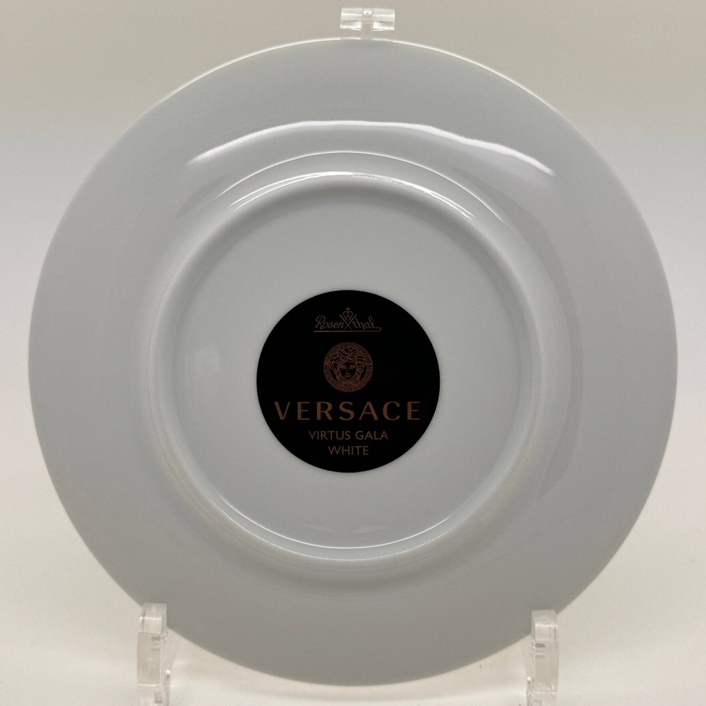 Rosenthal - Versace - Πιάτο - Brotteller - 17 cm Virtus Gala White Weiß Gold - Πορσελάνη - καινούργιο και αυθεντικά συσκευασμένο #3.2