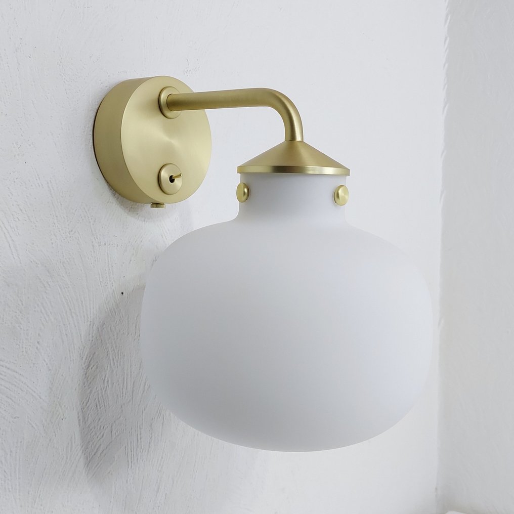 Nordlux / DFTP - Bønnelycke MDD - 壁燈 - Raito - 黃銅, 玻璃 #1.0