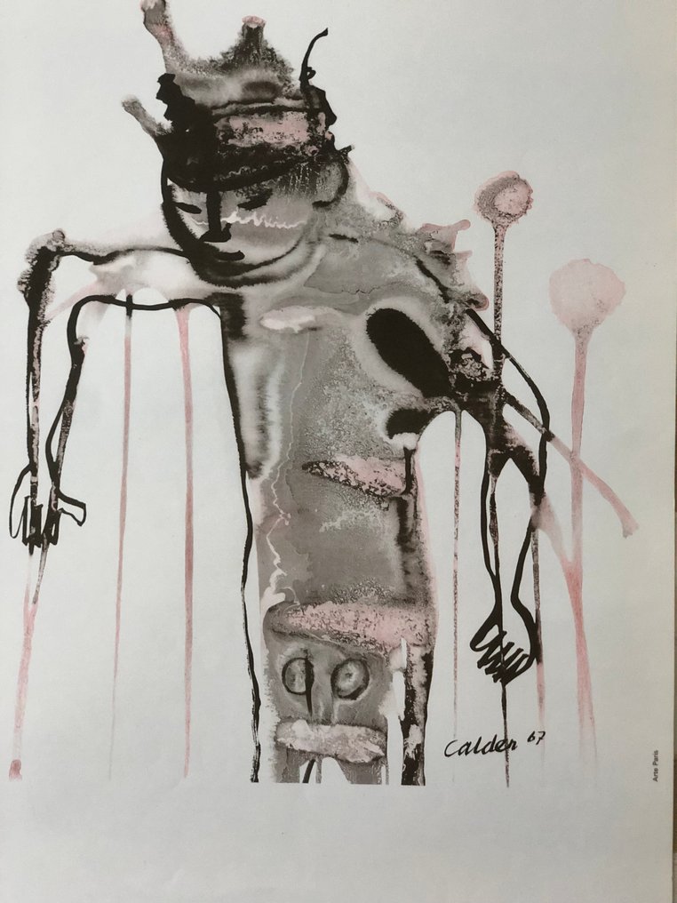Alexander Calder - Galerie Maeght - Pour le Viet Nam - Década de 1960 #1.2