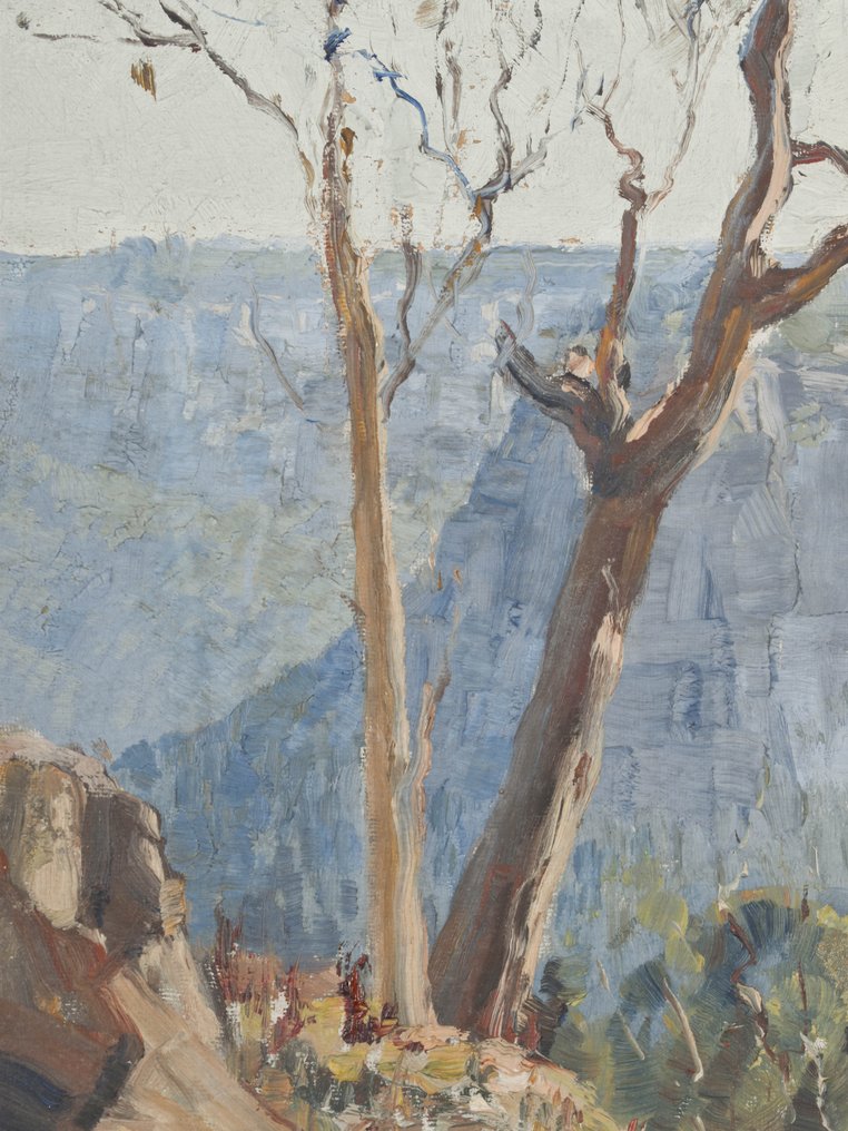 Alan Grieve (1910-1970) - On the edge of the canyon #2.2