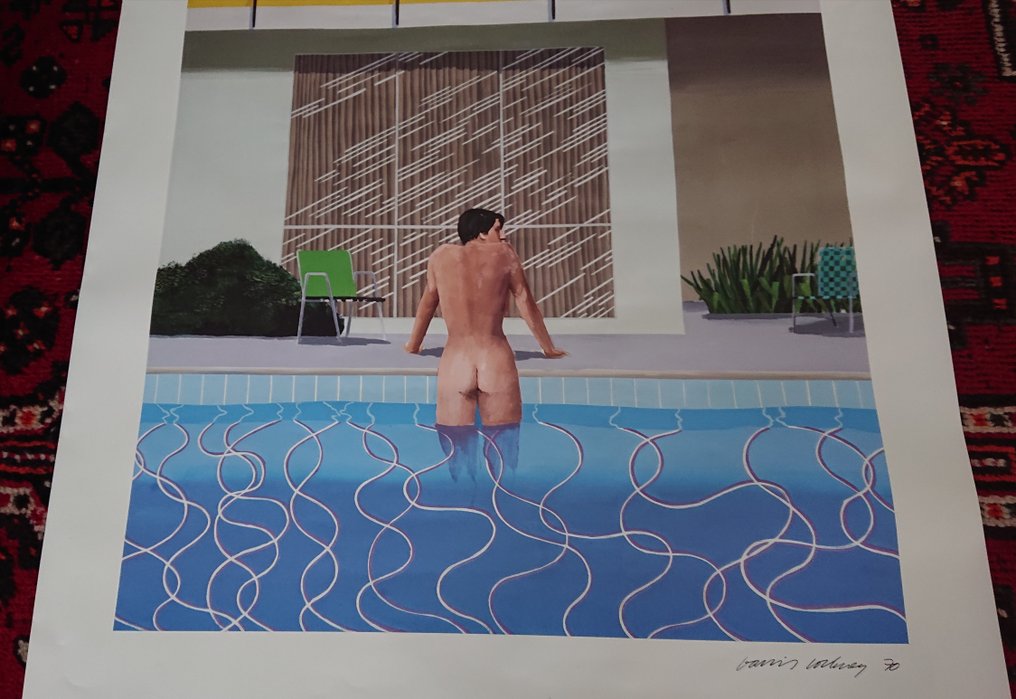 David Hockney, after - David Hockney ,Fundación Juan March 1992, exposición - Lata 90. #1.0
