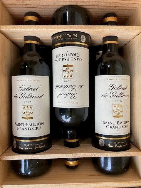2016 Gabriel de Galhaud. Saint Emilion Grand Cru - Bordeaux - 6 Pullot (0.7 L) #4.3