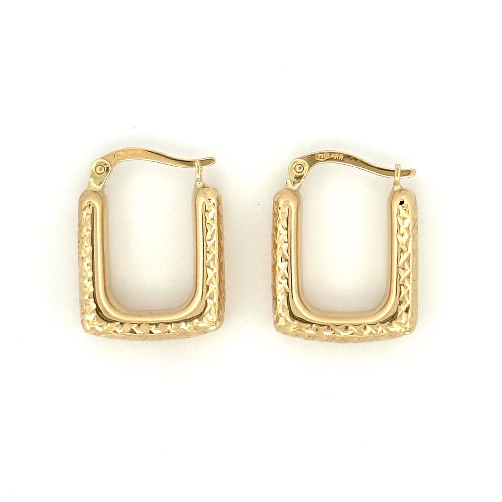 Handmade - Pendientes - Geometric - 2.1 g - 18 quilates Oro amarillo #1.0