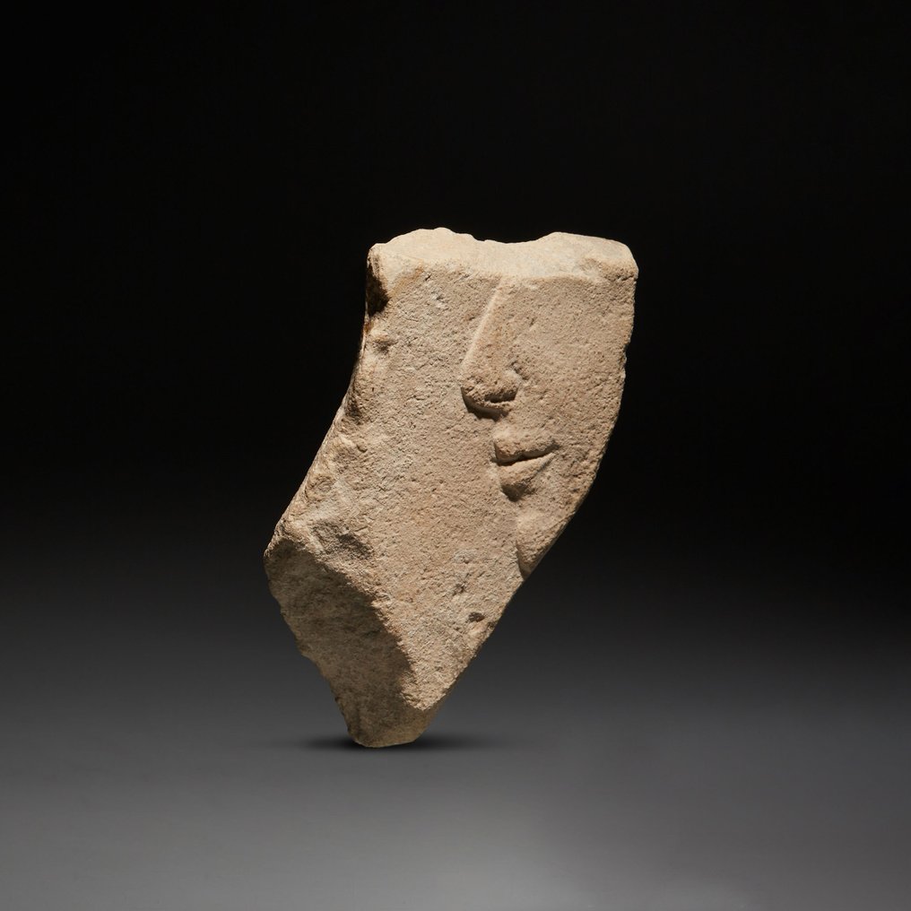 Ancient Egyptian Stone Sculptor's Model. Late Period, 664 - 332 BC. 10 cm H. Spanish Import License. #1.1