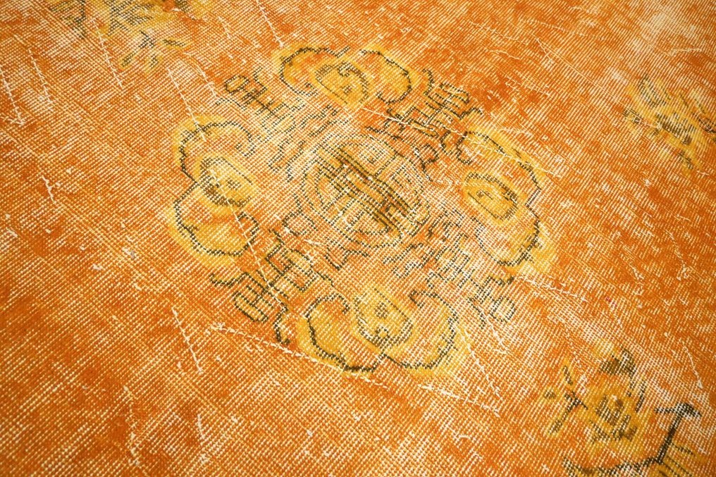 黃橘子復古 √ 證書 √ 潔淨如新 - 小地毯 - 274 cm - 162 cm #3.1