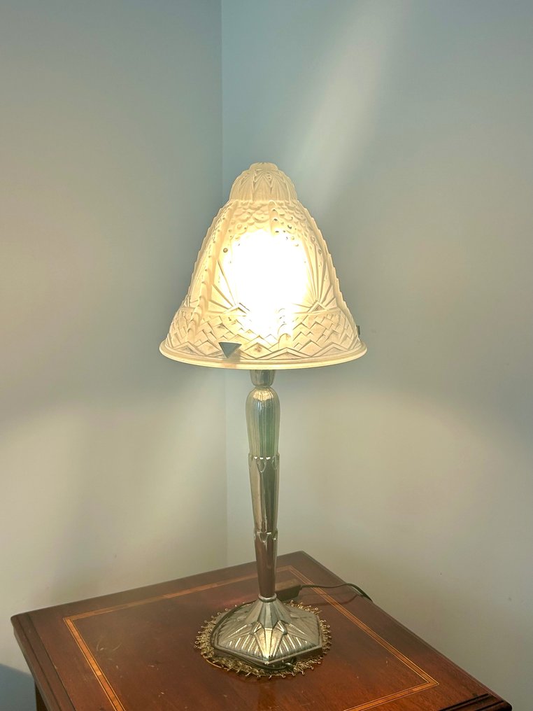 Muller Frères - Muller Freres Luneville - Lamp - Great Art Deco - Glass #1.1