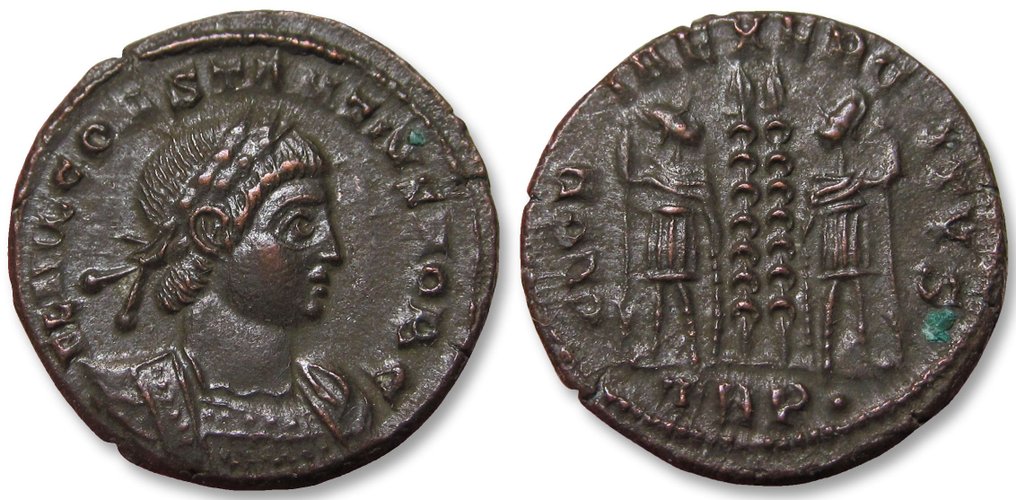Romeinse Rijk. Constantius II as Caesar. Follis Treveri (Trier) mint, 1st officina circa 330-331 A.D. - mintmark TRP• - #2.1