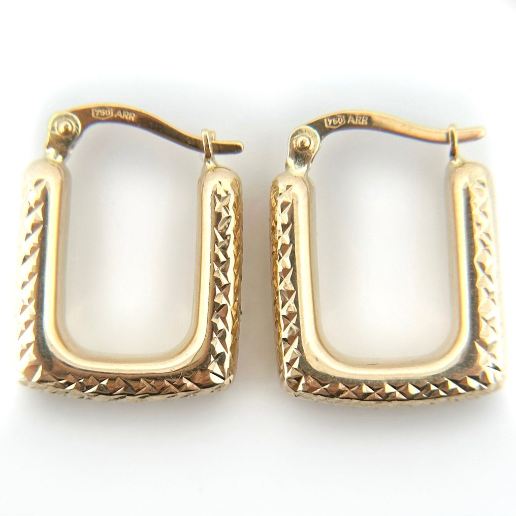 Handmade - Pendientes - Geometric - 2.1 g - 18 quilates Oro amarillo #3.2