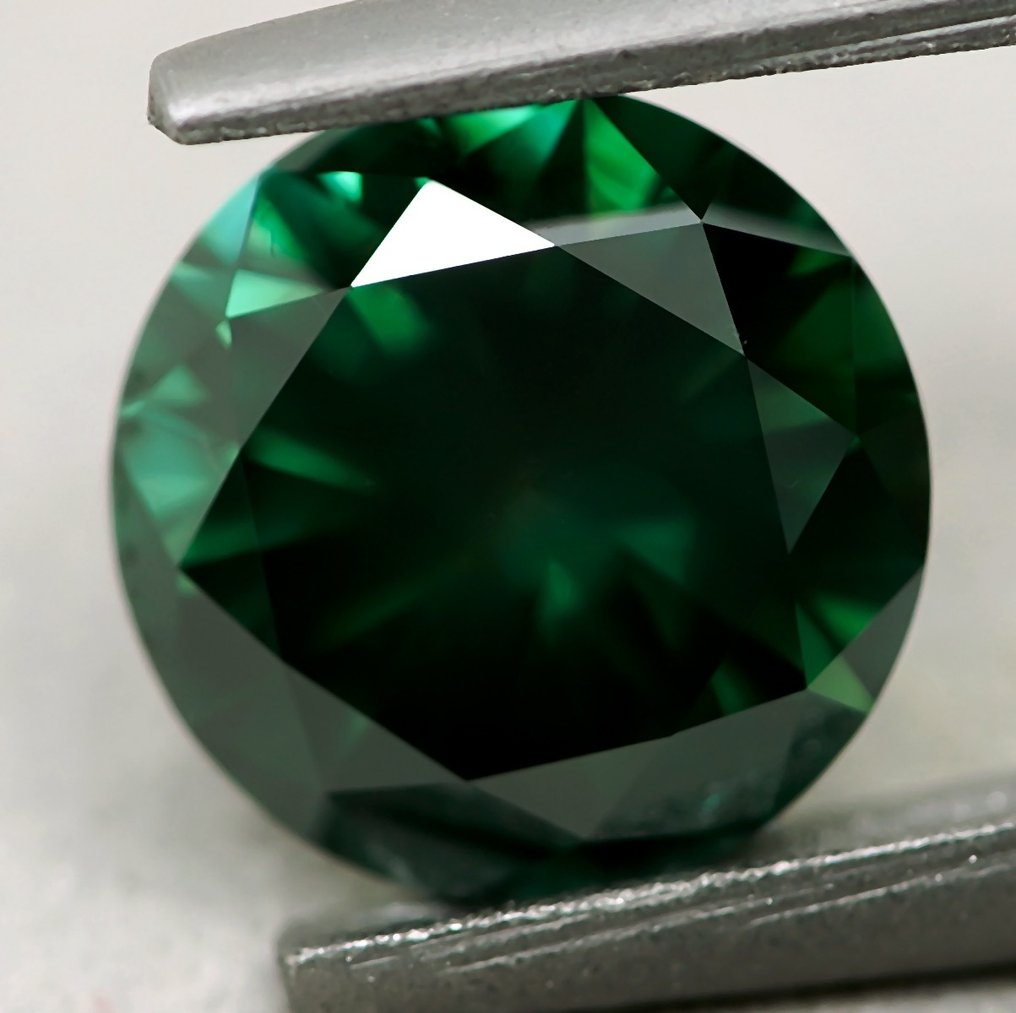 1 pcs Diamant  (Farvebehandlet)  - 1.07 ct - SI2 - Gem Report Antwerp (GRA) #1.0