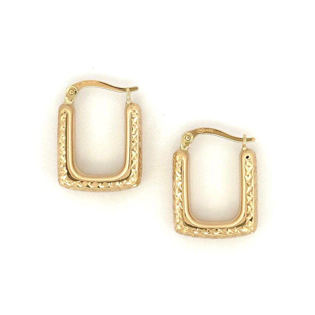 Handmade - Pendientes - Geometric - 2.1 g - 18 quilates Oro amarillo #1.0