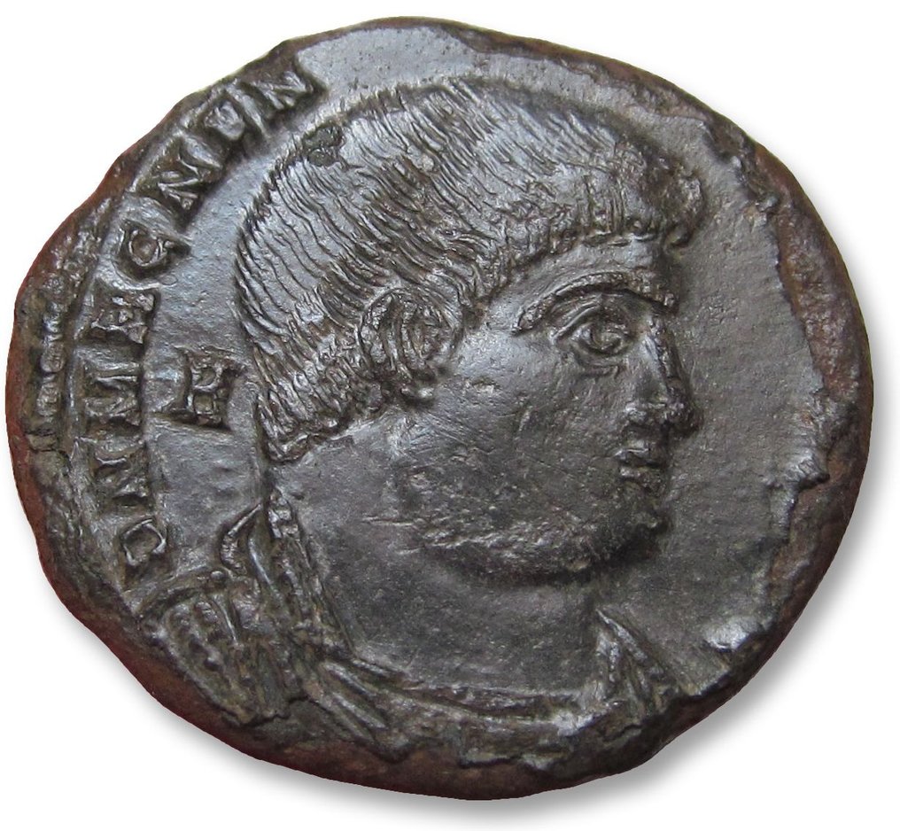 Római Birodalom. Maxentius (AD 350-353). Centenionalis Arelate (Arles) mint - mintmark FSAR - #1.1