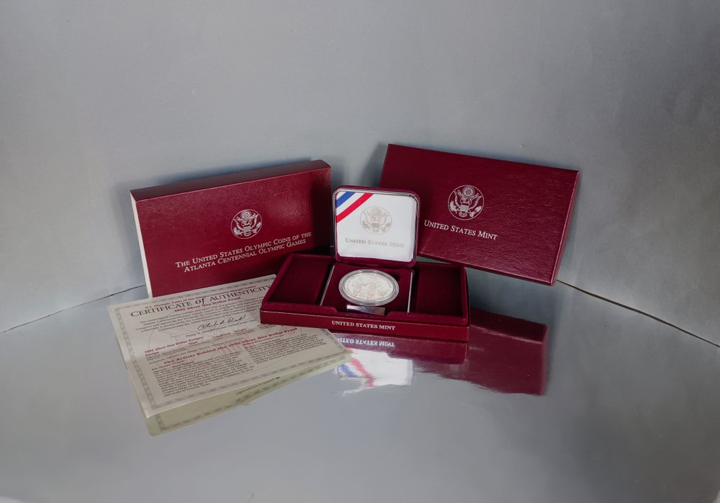 Amerikas forente stater. 1 Dollar 1995-P Olympic Games Atlanta, Paralympics Proof  (Ingen reservasjonspris) #1.0