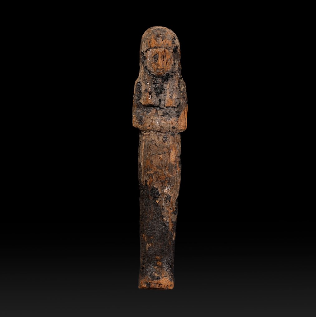Ancient Egyptian Wood Ushabti - 20.5 cm #1.1