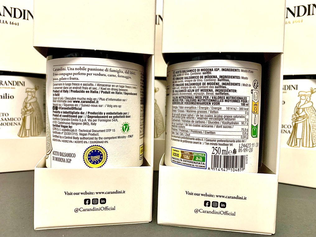 Carandini - Aceto balsamico - 5 - Bottiglia da 250 ml #3.2