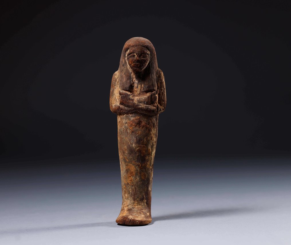 Ancient Egyptian Wood Shabti - 20 cm #2.1