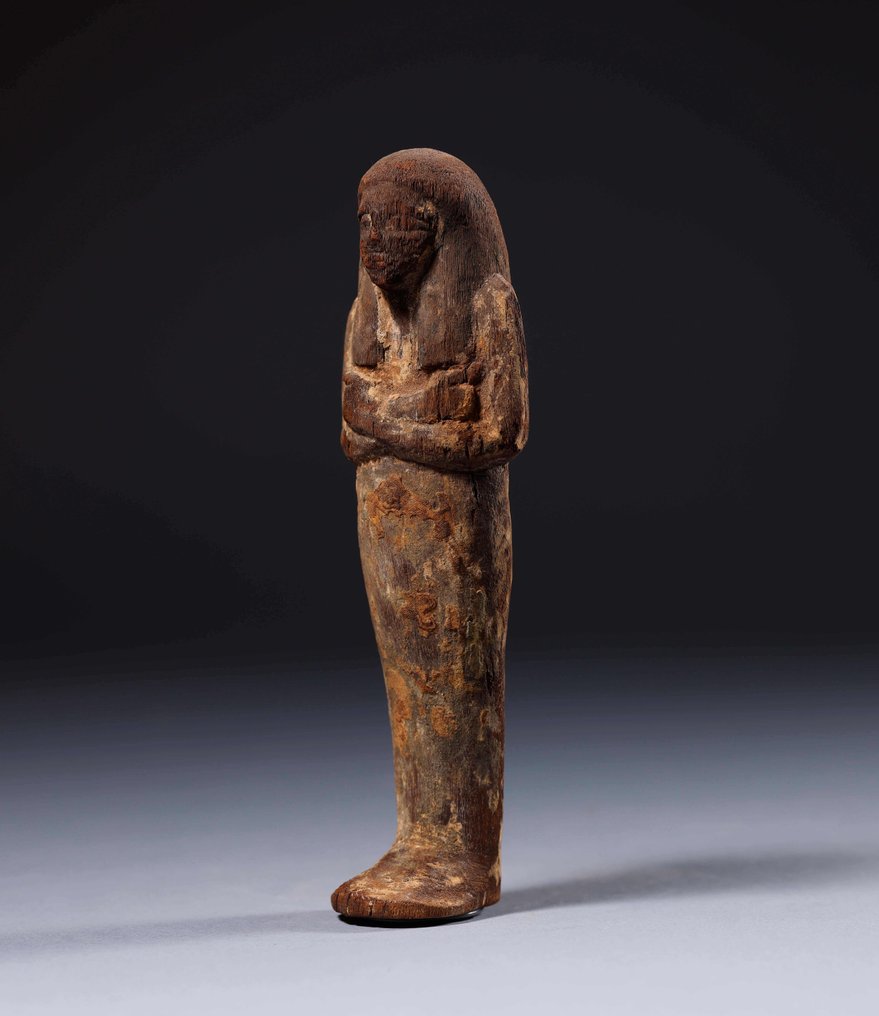 Ancient Egyptian Wood Shabti - 20 cm #1.2