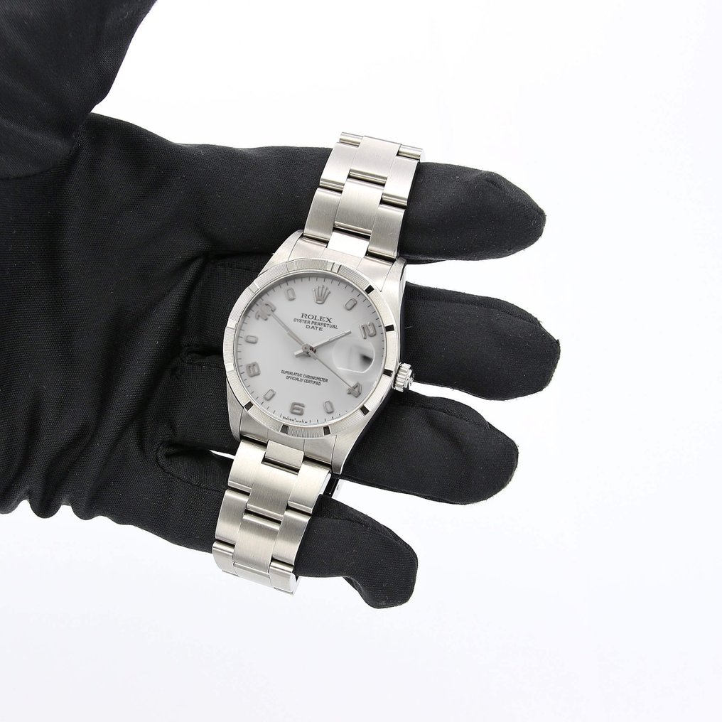 Rolex - Date - White Arabic Dial - 15210 - 中性 - 1990-1999 #2.1