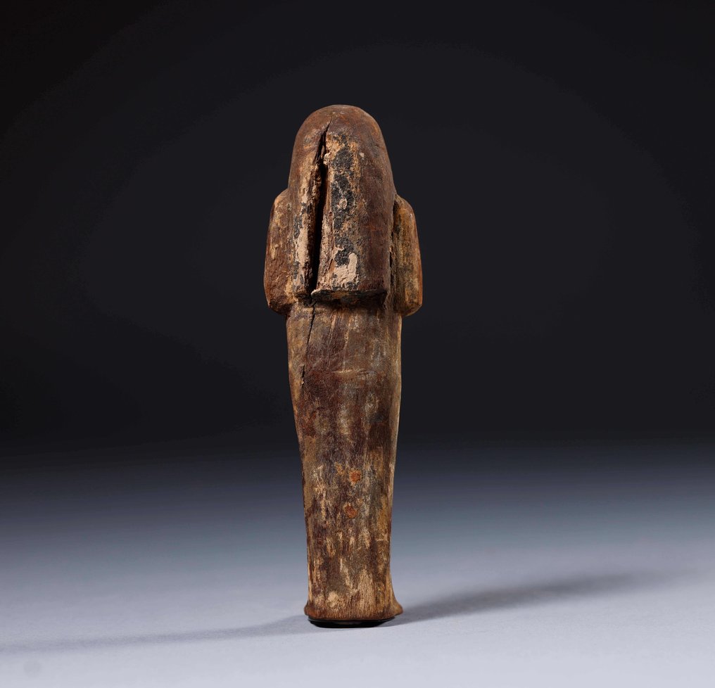 Ancient Egyptian Wood Shabti - 20 cm #3.2