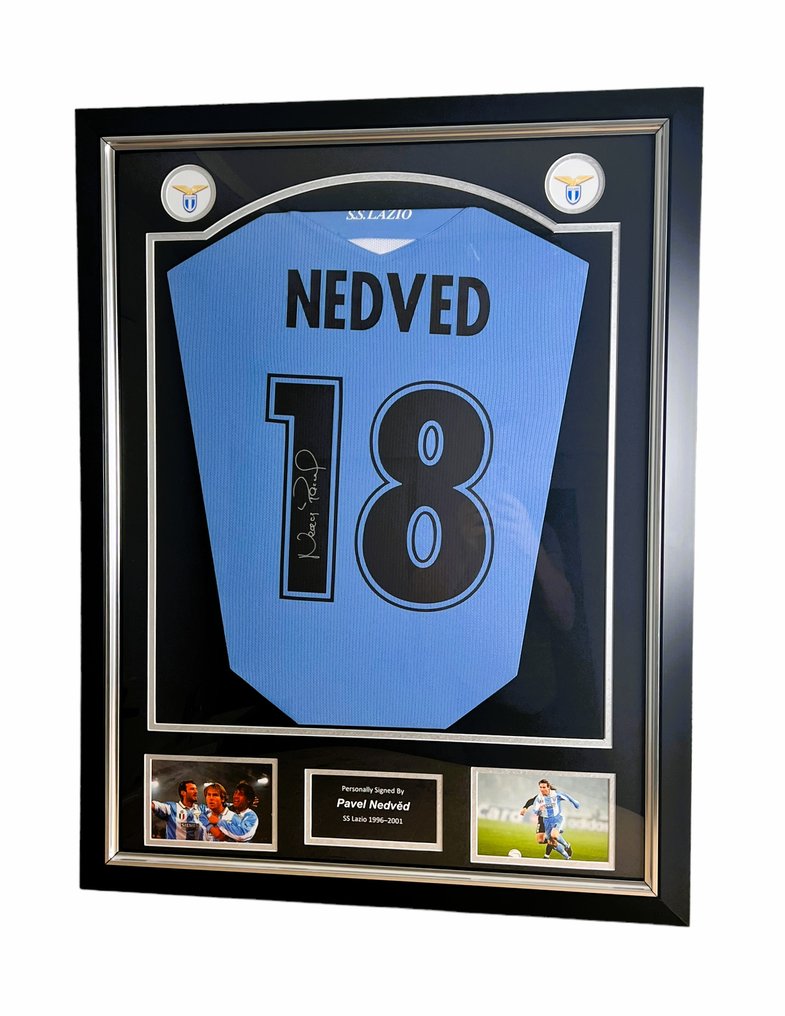 Lazio - Europäische Fußball-Liga - Pavel Nedvěd - Fußballtrikot #1.1