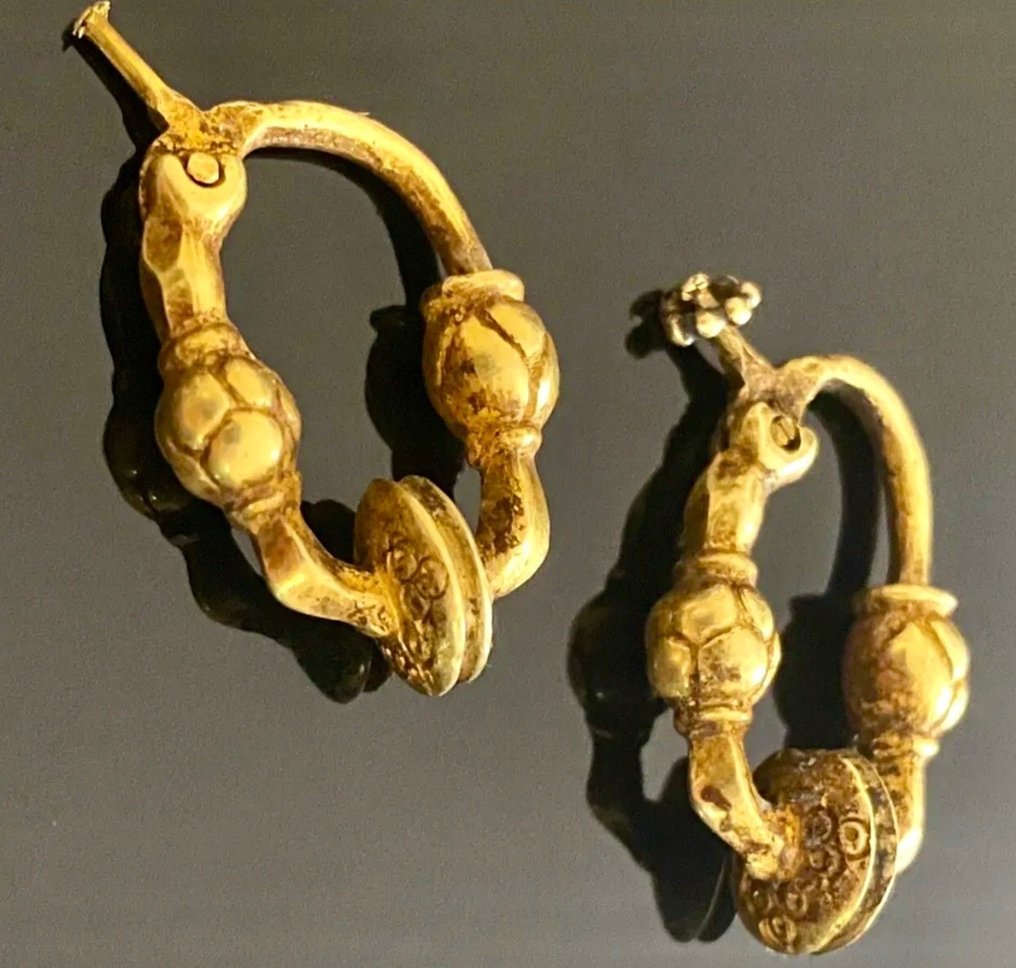 Starożytny Złoto Earrings #1.1