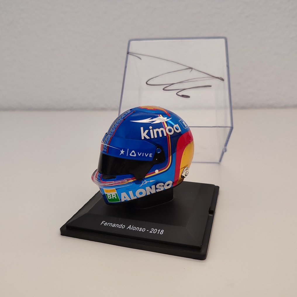McLaren Gran Premio de Abu Dhabi Fernando Alonso 2018 Casco in scala 1 5 Catawiki