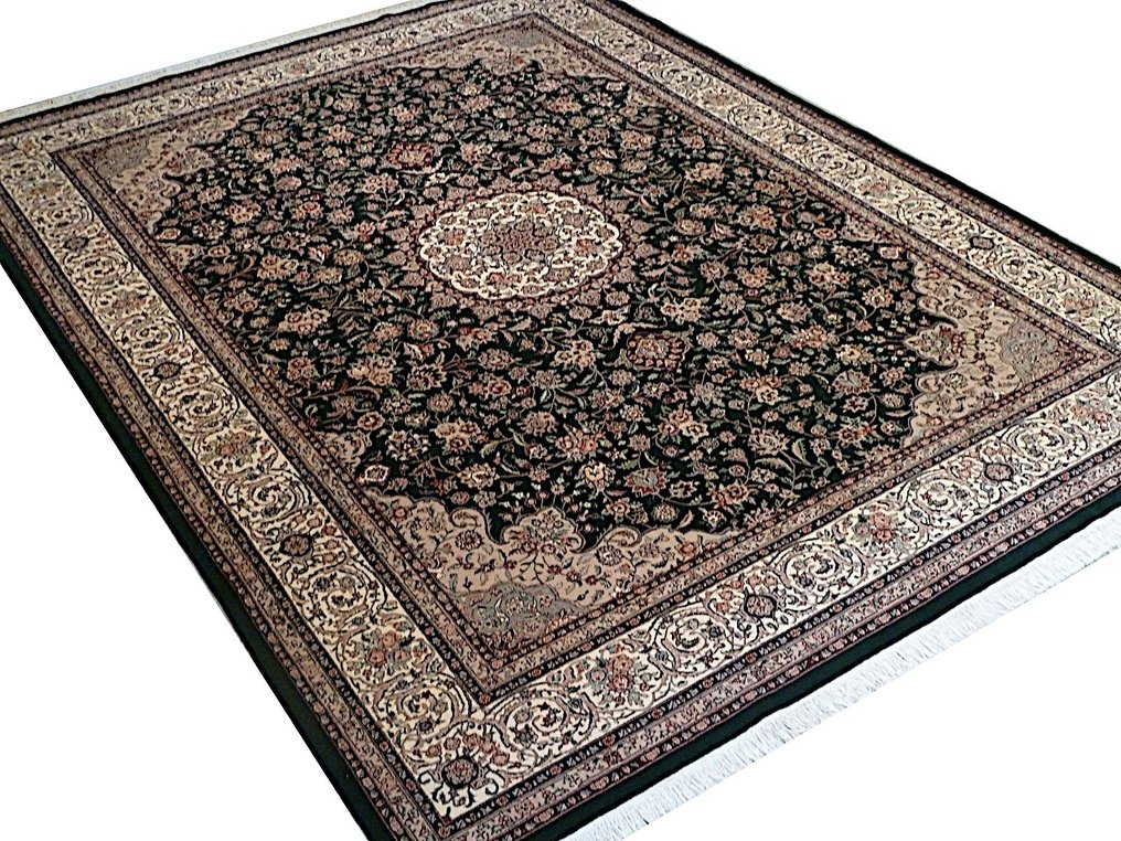 Kashan con seda - Alfombra - 375 cm - 275 cm #1.0