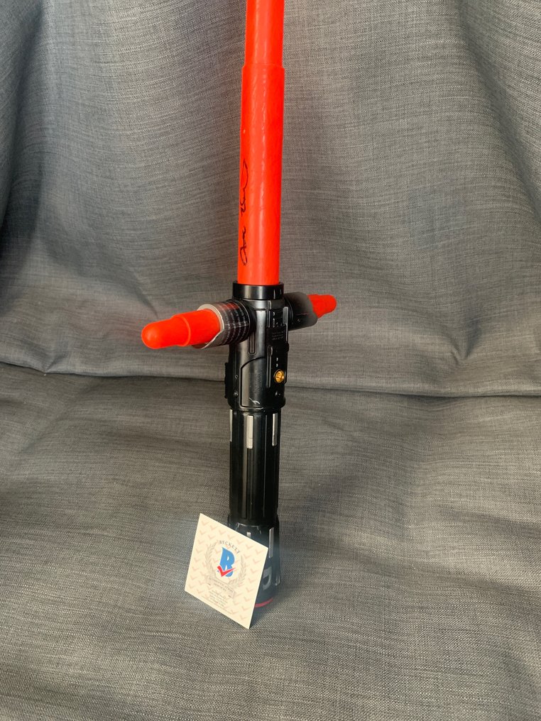 Star Wars Episode VII: The Force Awakens - Lightsaber, signed by Adam Driver (Kylo Ren/Ben Solo) - with Beckett Certificate #1.0