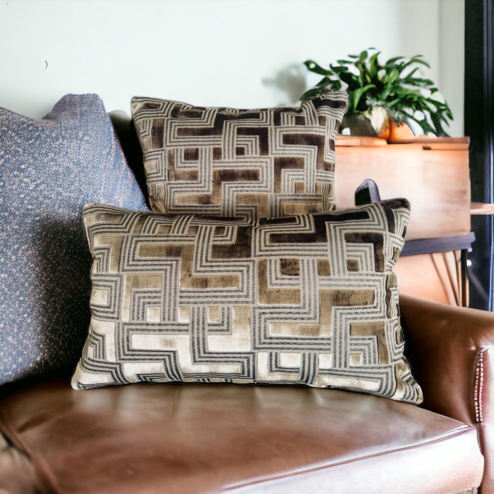 Set av fyra sammetkuddar - Kudde (4) #4.3