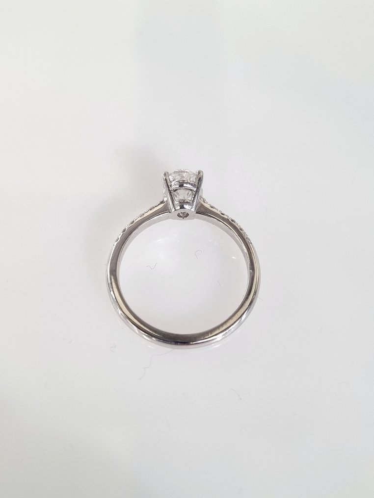 Inel de logodnă Aur alb Diamant #3.1