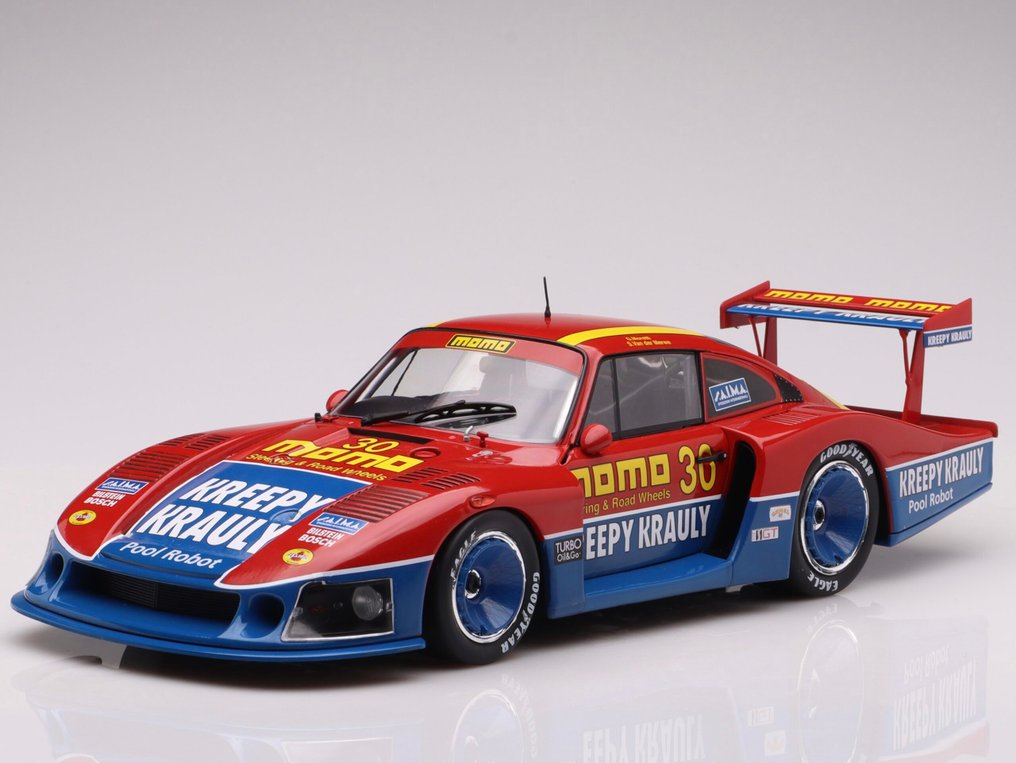 Solido 1:18 - Modellino di auto da corsa - Porsche 935 Mobydick #30 6H Mid Ohio 1983 - Modello in pressofusione con porte apribili #3.2