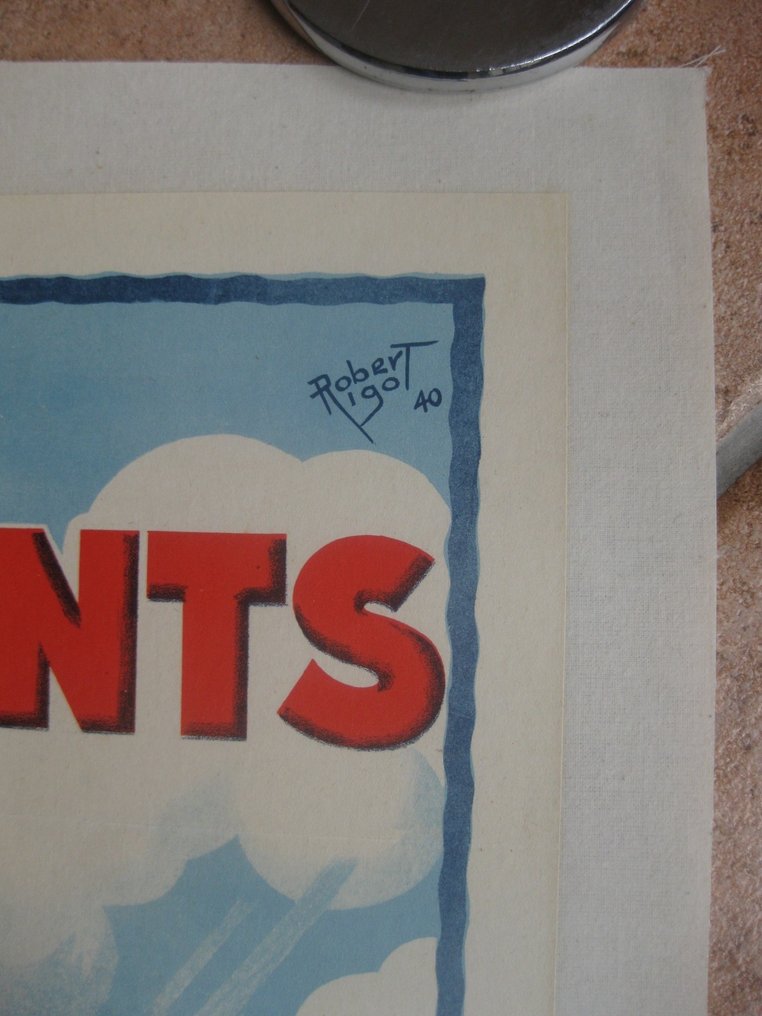 Robert Rigot - Coeurs vaillants" le journal des gars qui ont du cran" 1940 - Década de 1940 #1.0