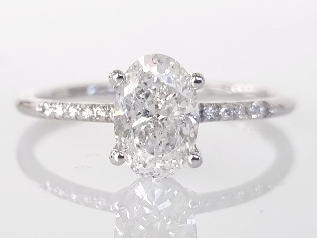 Forlovelsesring Hvidguld Diamant #1.1