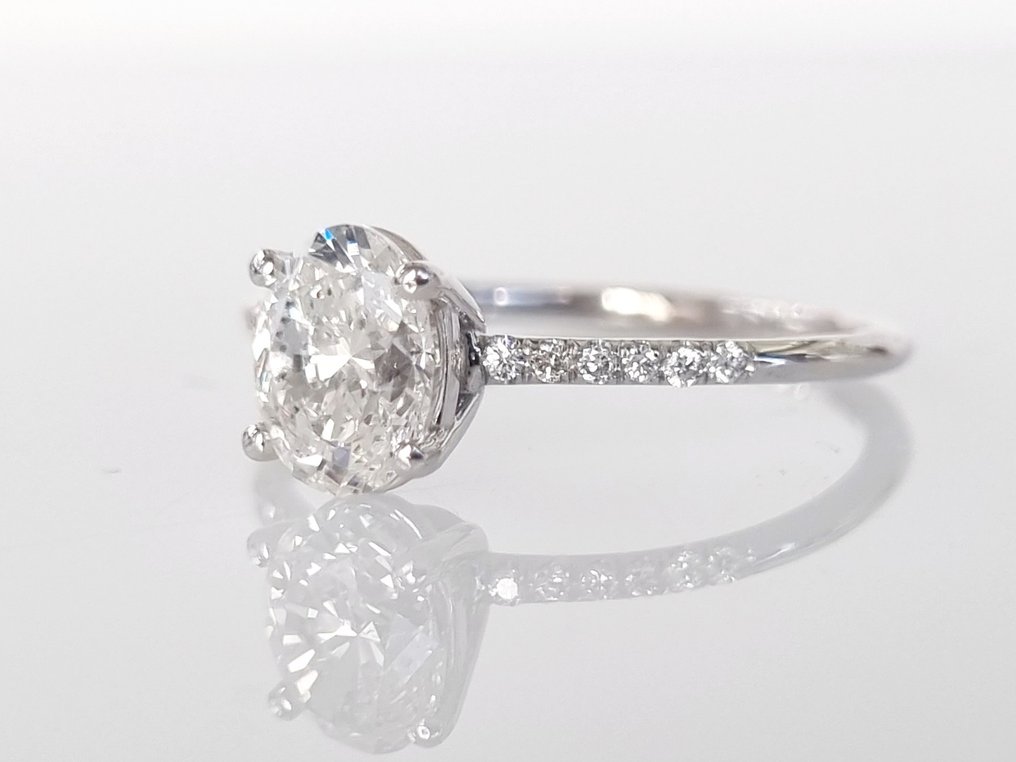 Förlovningsring Vittguld Diamant #2.2